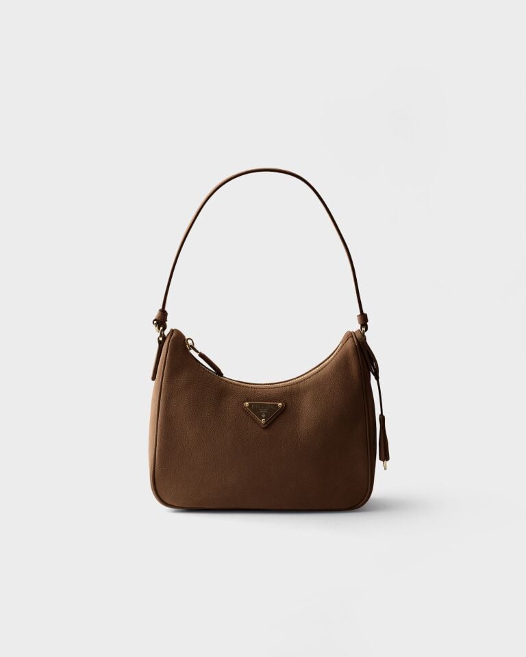 Re-Edition 2005 nubuck and Saffiano leather mini-bag